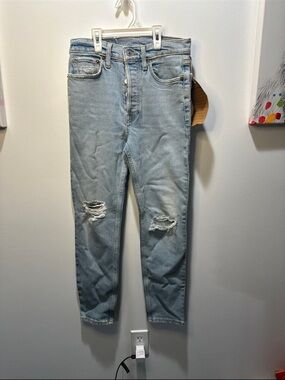 Light Blue Distressed Jean